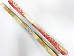 未使用品　正絹　佐賀錦　帯締め　2本セット